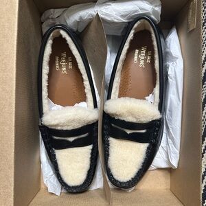 GH BASS LARSON SHEARLING LOAFERS MENS US 11.5 RARE!! NEW IN BOX! NEVER WORN!!